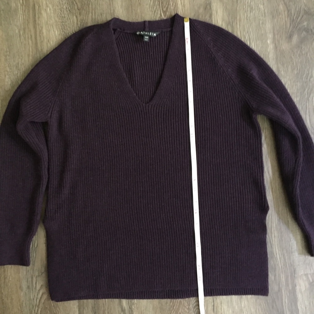 Athleta Switchback Pullover Wool Blend Sweater - image 2